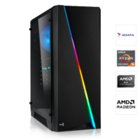 PC GAMER | AMD Ryzen 5 5500 6×3.60GHz | 16Go DDR4 | RX 6400 4Go | 512Go M.2 SSD